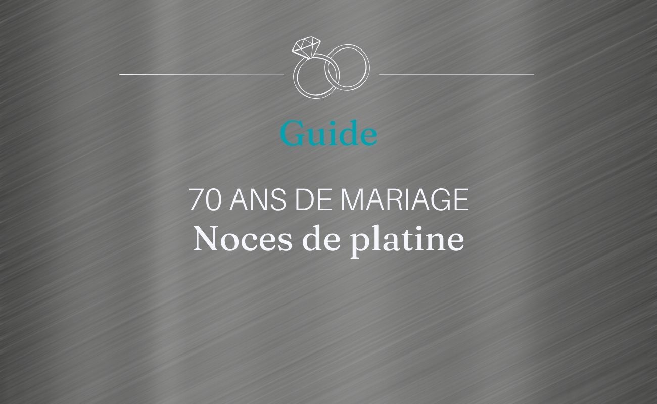 70 ans de mariage