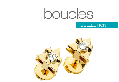 Puces oreille avec diamants Puces oreille avec diamants